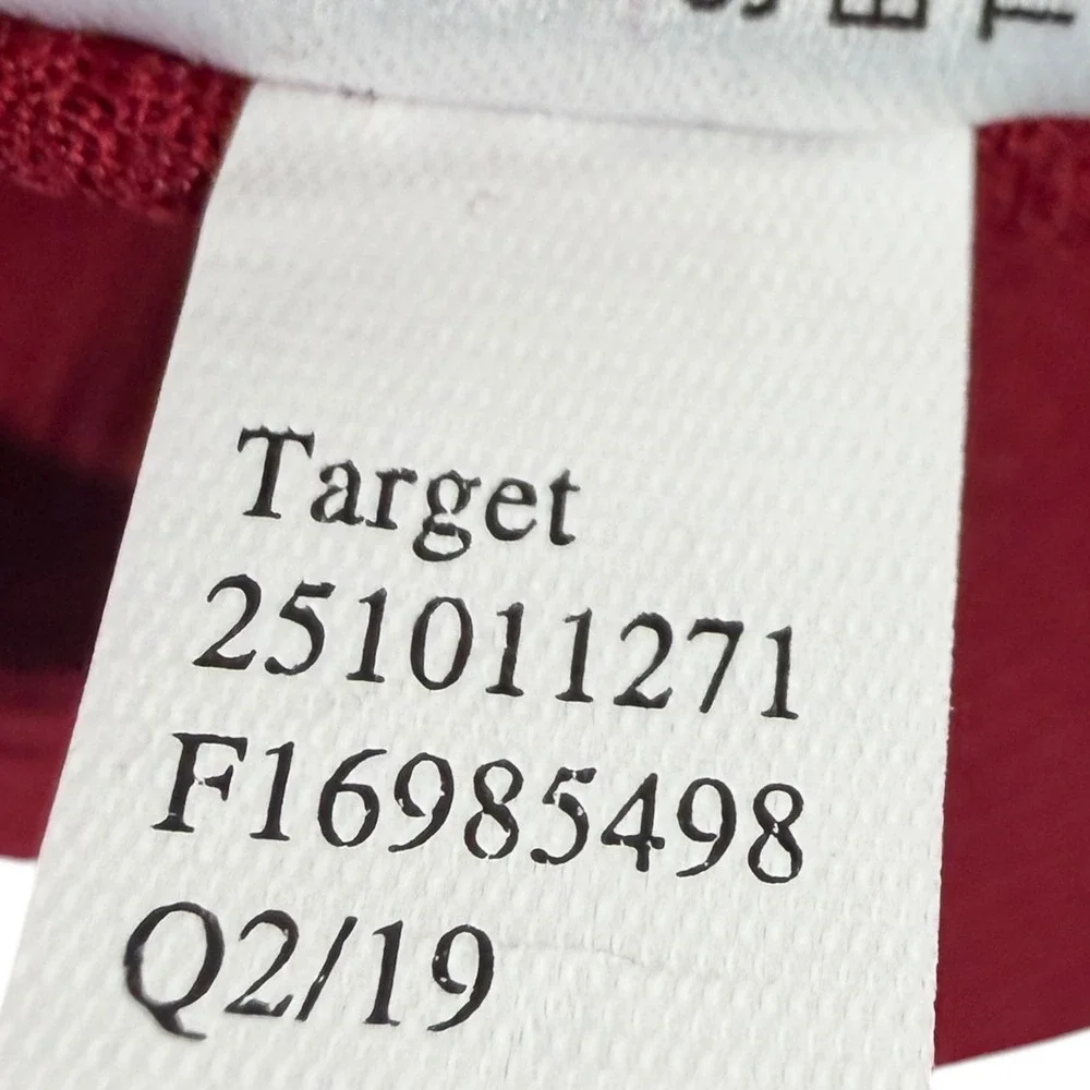 Altuzarra for Target‎ 20th Anniversary Red Satin Faux Wrap Midi Dress Small Nwot
